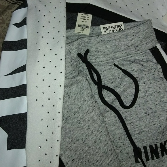 🚫TRADED🚫VSPINK Rhinestone Bling Set NWT - Picture 4 of 4